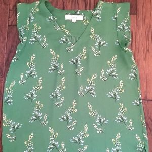 LOFT Flutter sleeve blouse
